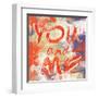 You and me-Fline-Framed Art Print