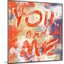You and me-Fline-Mounted Art Print