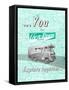 You and the Case Liv-N-Roam Cruiser: Explore Together'-null-Framed Stretched Canvas
