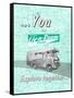 You and the Case Liv-N-Roam Cruiser: Explore Together'-null-Framed Stretched Canvas