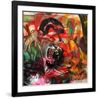 You Are a Cougar and a Panther-Shark Toof-Framed Art Print