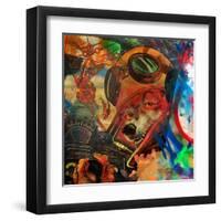 You Are a Wolf-Shark Toof-Framed Art Print