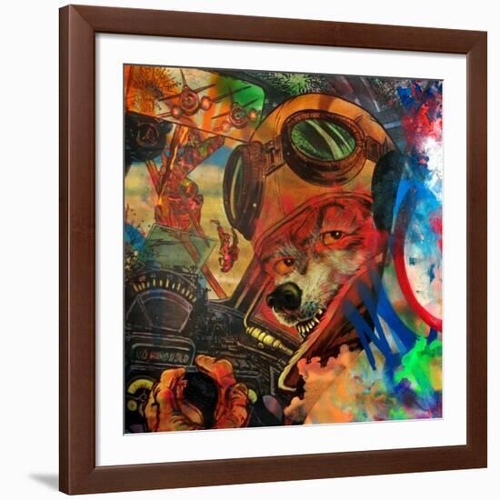 You Are a Wolf-Shark Toof-Framed Art Print