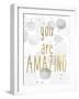 You Are Amazing BW-Kimberly Allen-Framed Art Print