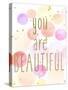 You Are Beautiful Color-Kimberly Allen-Stretched Canvas