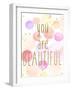 You Are Beautiful Color-Kimberly Allen-Framed Art Print