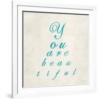 You are Beautiful in Blue-Morgan Yamada-Framed Art Print