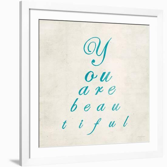 You are Beautiful in Blue-Morgan Yamada-Framed Art Print