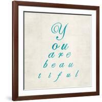 You are Beautiful in Blue-Morgan Yamada-Framed Art Print