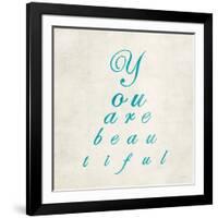 You are Beautiful in Blue-Morgan Yamada-Framed Art Print