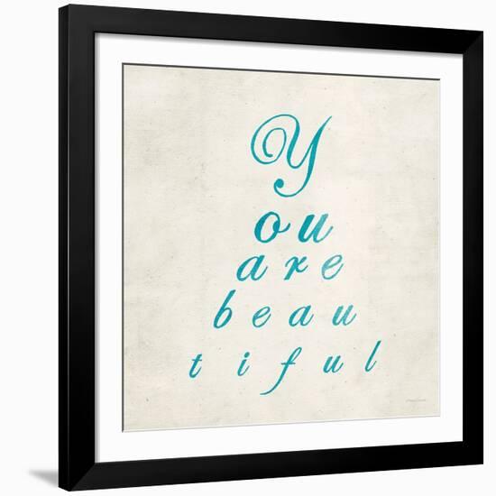 You are Beautiful in Blue-Morgan Yamada-Framed Art Print