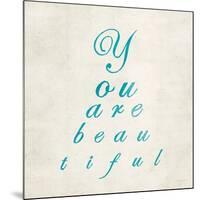 You are Beautiful in Blue-Morgan Yamada-Mounted Art Print