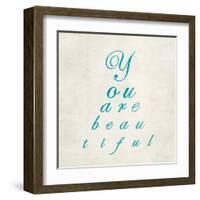 You are Beautiful in Blue-Morgan Yamada-Framed Art Print