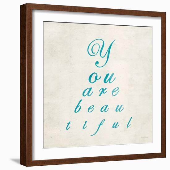 You are Beautiful in Blue-Morgan Yamada-Framed Art Print