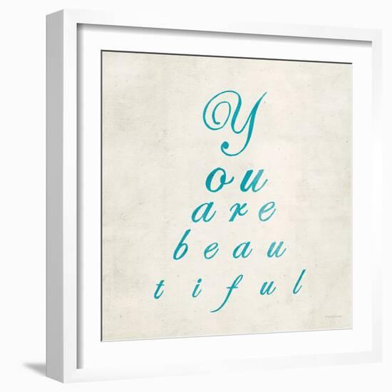 You are Beautiful in Blue-Morgan Yamada-Framed Art Print