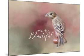 You are Beautiful with words-Jai Johnson-Mounted Giclee Print