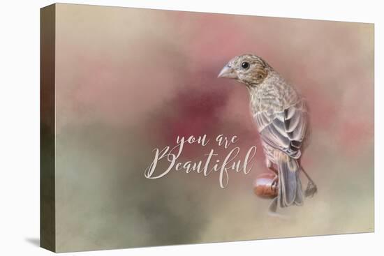 You are Beautiful with words-Jai Johnson-Stretched Canvas