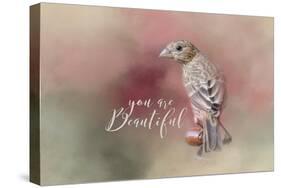You are Beautiful with words-Jai Johnson-Stretched Canvas