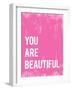 You Are Beautiful-null-Framed Art Print