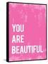 You Are Beautiful-null-Framed Stretched Canvas