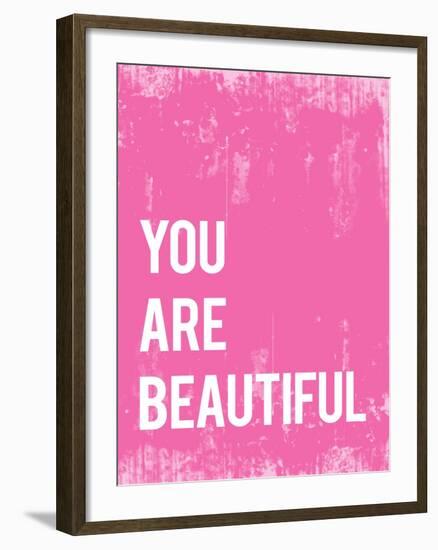 You Are Beautiful-null-Framed Art Print