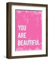 You Are Beautiful-null-Framed Art Print