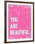 You Are Beautiful-null-Framed Art Print