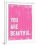 You Are Beautiful-null-Framed Art Print