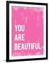 You Are Beautiful-null-Framed Art Print