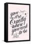 You Are Exactly Where You Need To Be-Ashley Santoro-Framed Stretched Canvas