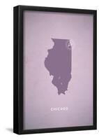 You Are Here Chicago-null-Framed Poster