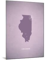 You Are Here Chicago-null-Mounted Art Print