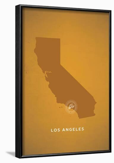 You Are Here Los Angeles-null-Framed Poster