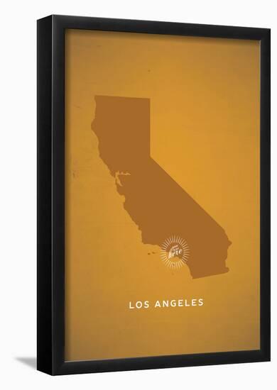 You Are Here Los Angeles-null-Framed Poster