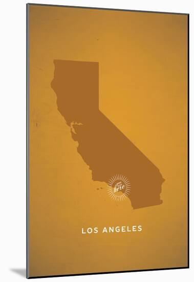 You Are Here Los Angeles-null-Mounted Poster