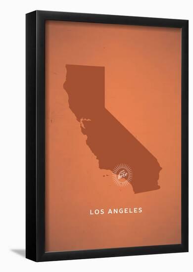You Are Here Los Angeles-null-Framed Poster