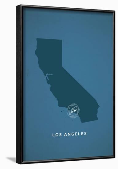 You Are Here Los Angeles-null-Framed Poster