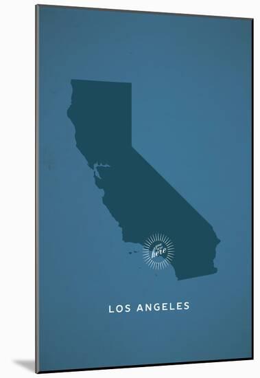 You Are Here Los Angeles-null-Mounted Poster