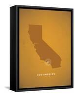 You Are Here Los Angeles-null-Framed Stretched Canvas