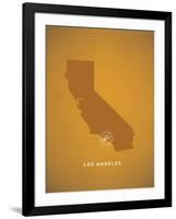 You Are Here Los Angeles-null-Framed Art Print