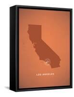 You Are Here Los Angeles-null-Framed Stretched Canvas