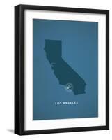 You Are Here Los Angeles-null-Framed Art Print