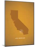 You Are Here Los Angeles-null-Mounted Art Print