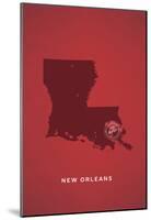 You Are Here New Orleans-null-Mounted Poster
