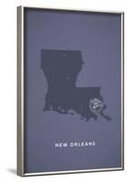 You Are Here New Orleans-null-Framed Poster