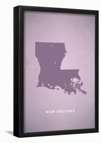 You Are Here New Orleans-null-Framed Poster