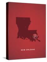 You Are Here New Orleans-null-Stretched Canvas