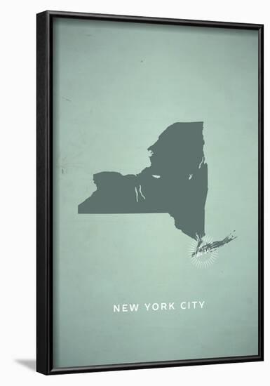 You Are Here New York-null-Framed Poster