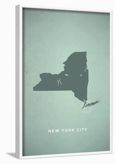 You Are Here New York-null-Framed Poster