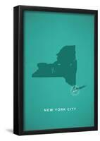 You Are Here New York-null-Framed Poster